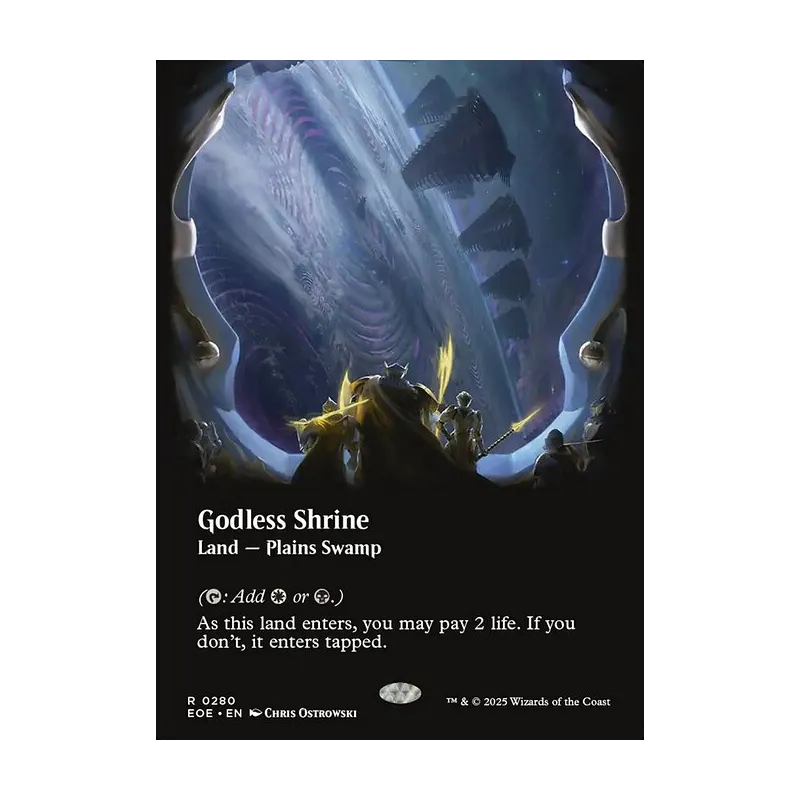 Godless Shrine (Borderless) - Edge of Eternities (Near Mint)