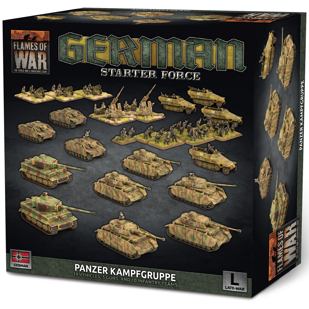 Flames of War WW2: German Starter Force - Panzer Kampgruppe (Preorder)