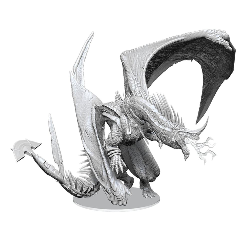 D&D Nolzur's Marvelous Unpainted Minis: Anthradusk, Ancient Blue Dragon (Preorder)
