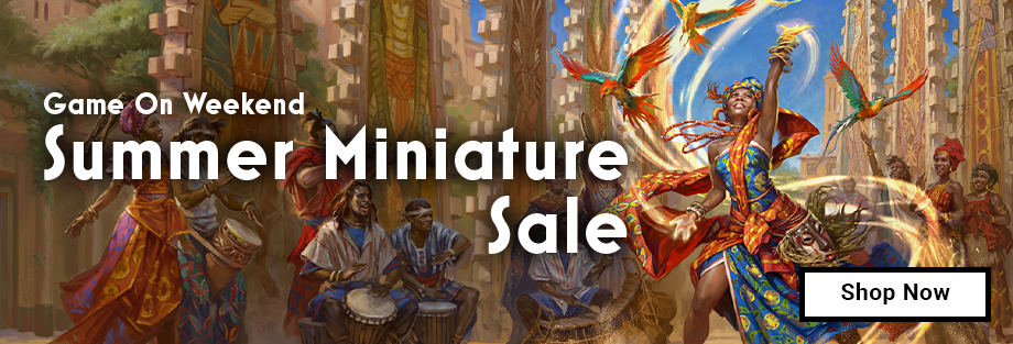 Game On Weekend Summer Miniature Sale