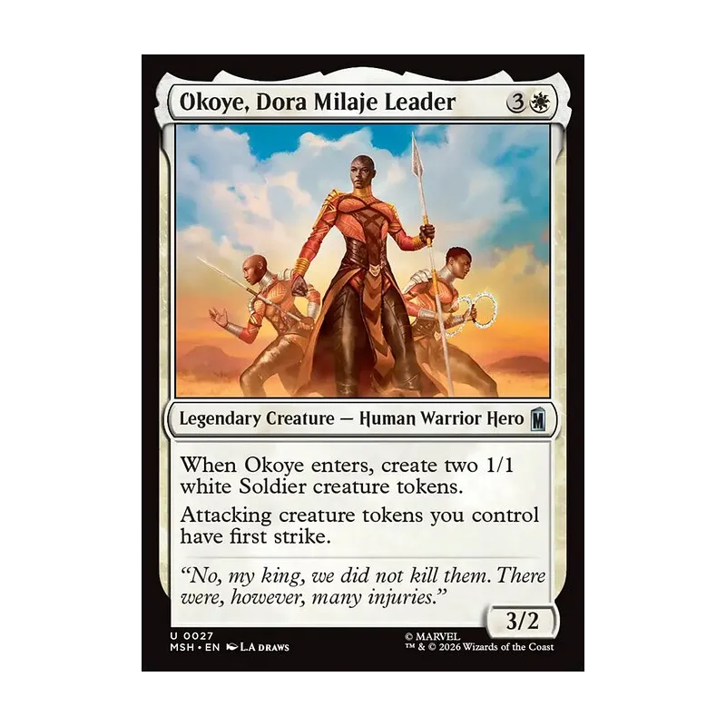 Okoye, Dora Milaje Leader - Marvel Super Heroes (Near Mint)