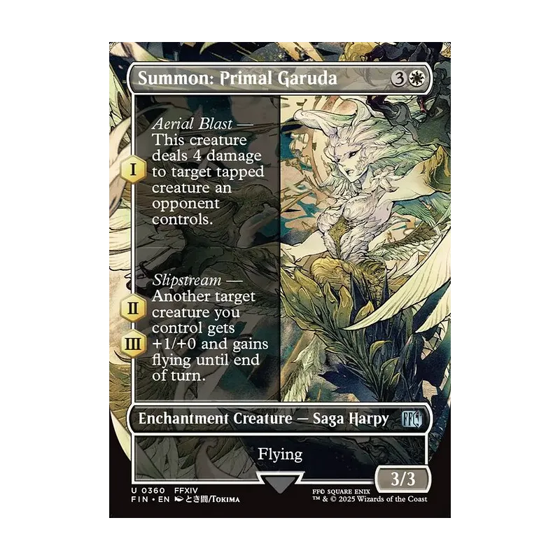 Summon: Primal Garuda (Borderless) - Final Fantasy (Near Mint)