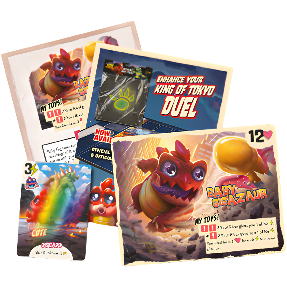 King of Tokyo: Duel - Baby Gigazaur Expansion (Preorder)