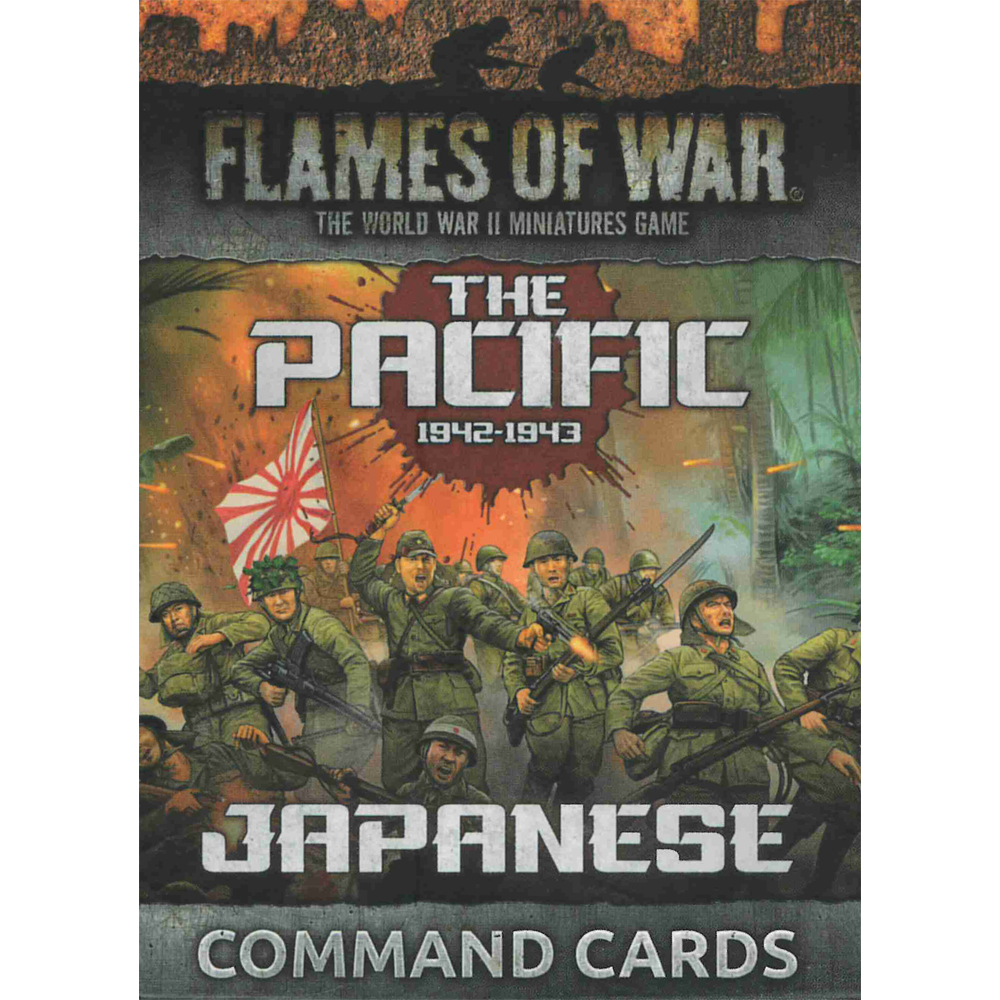 Flames of War WW2: The Pacific: Japanese Command Cards