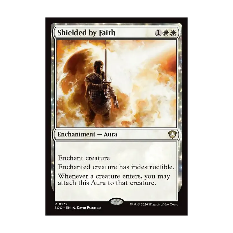 Shielded by Faith - Secrets of Strixhaven Commander (Near Mint)