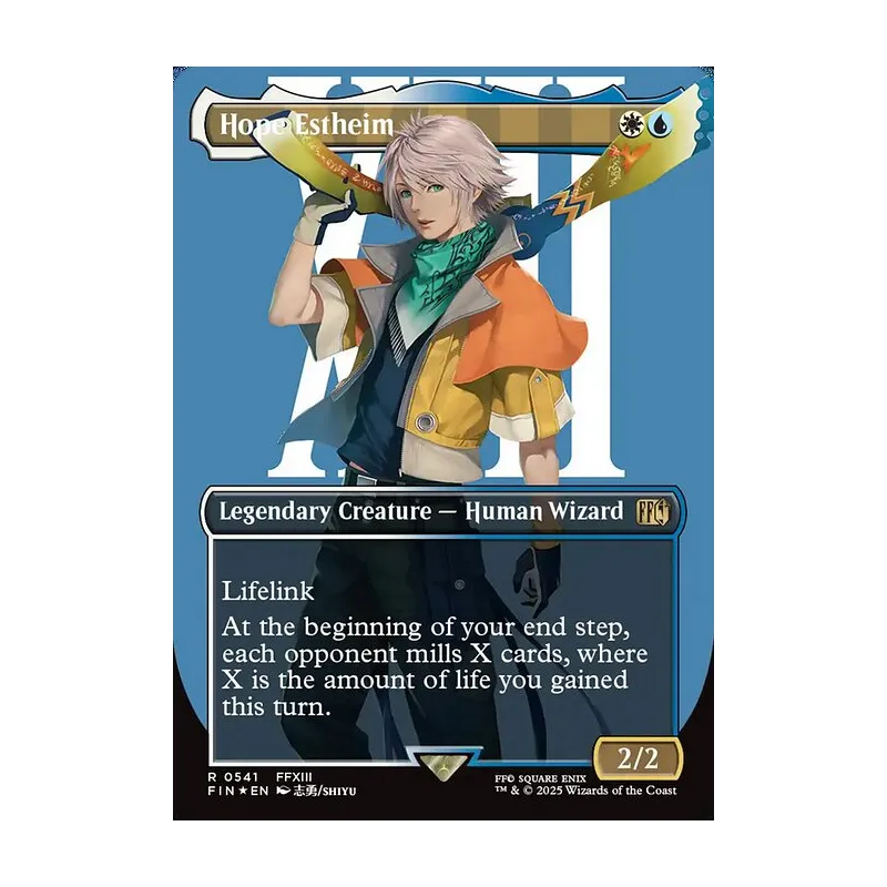 Hope Estheim (Borderless) (Surge Foil) - Final Fantasy (Foil Near Mint)