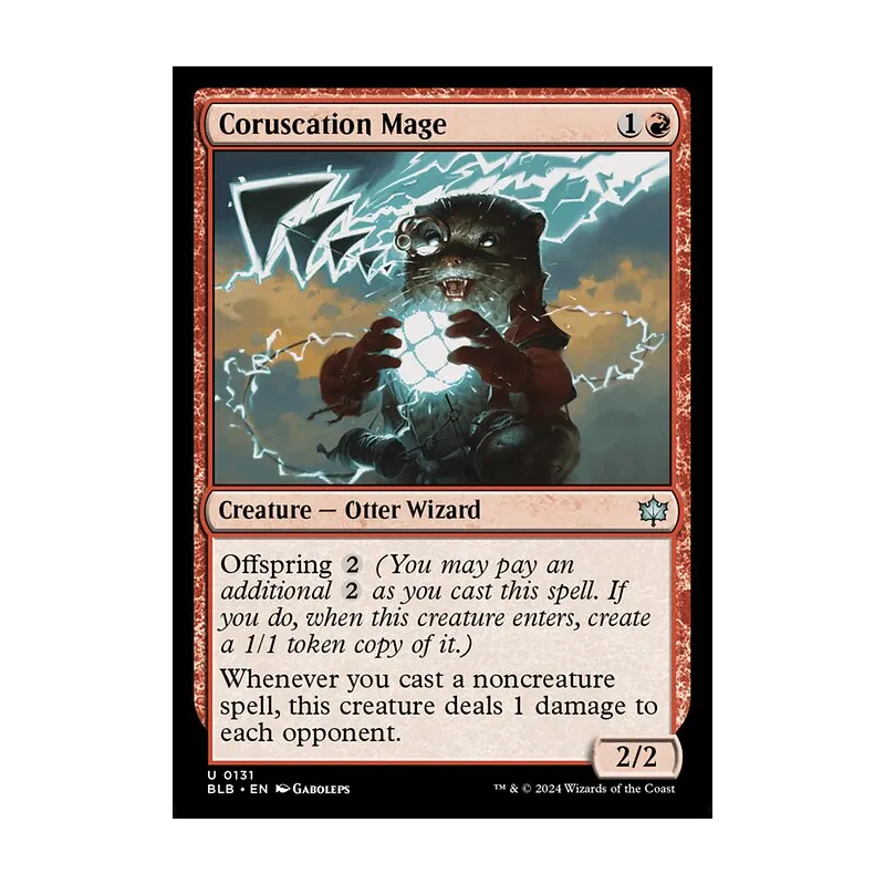 Coruscation Mage - Bloomburrow (Near Mint)