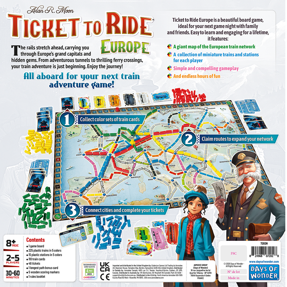 Ticket to Ride: Europe (Refresh)
