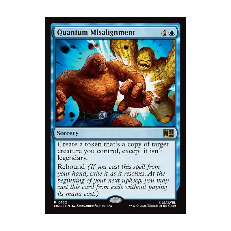 Quantum Misalignment (Surge Foil) - Marvel Super Heroes Commander (Foil Near Mint)