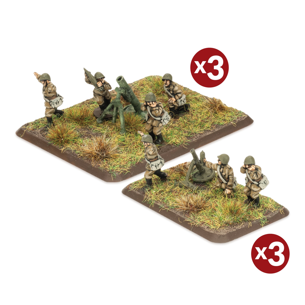 Flames of War WW2: Soviet - 82mm or 120mm Mortar Company