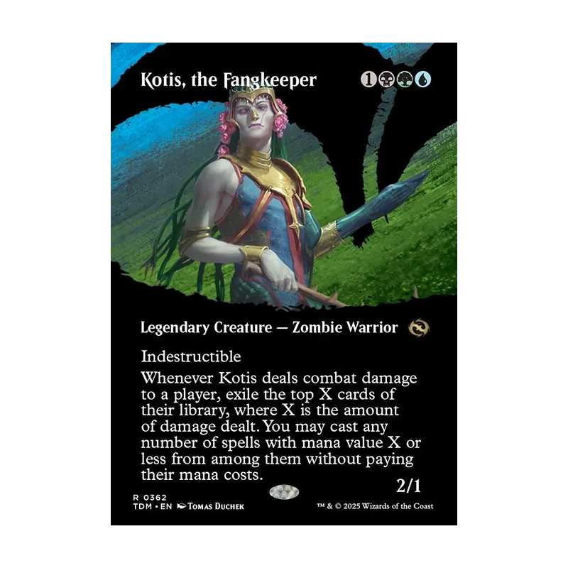 Kotis, the Fangkeeper (Borderless) - Tarkir: Dragonstorm (Near Mint)