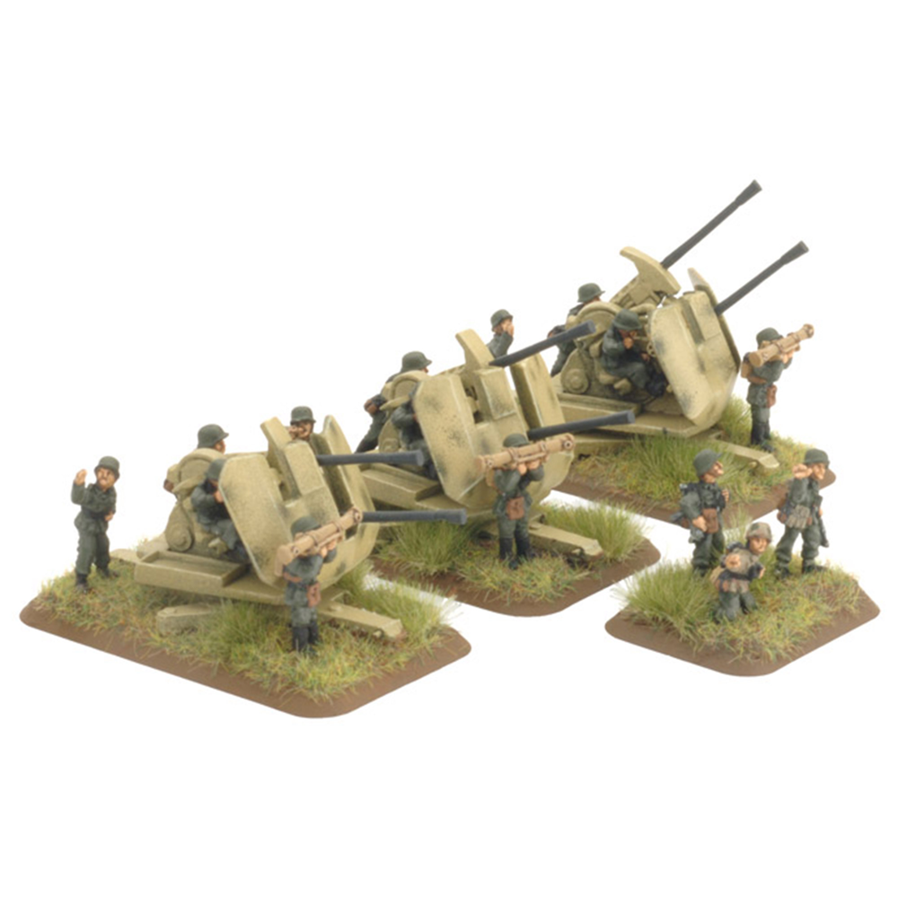 Flames of War WW2: German - 3.7cm FlaKzwilling 43 Gun
