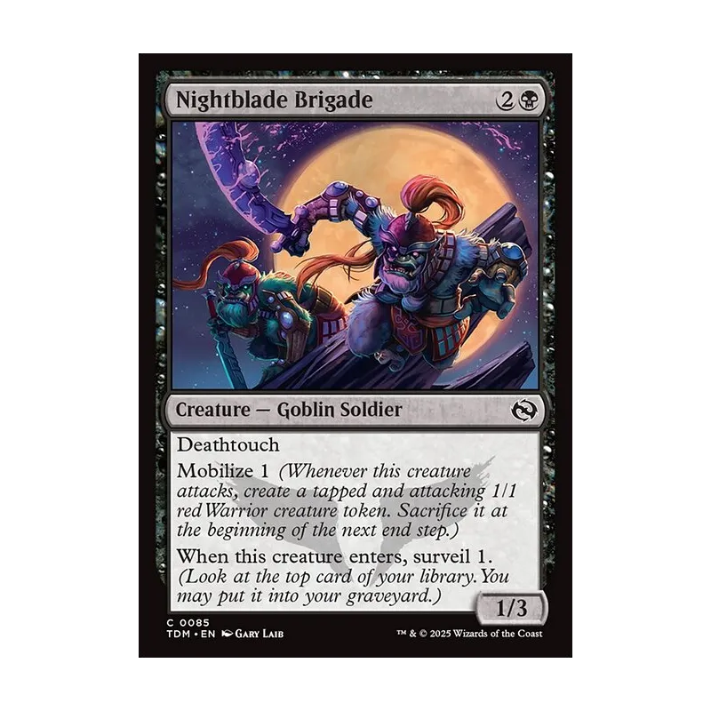 Nightblade Brigade - Tarkir: Dragonstorm (Near Mint)