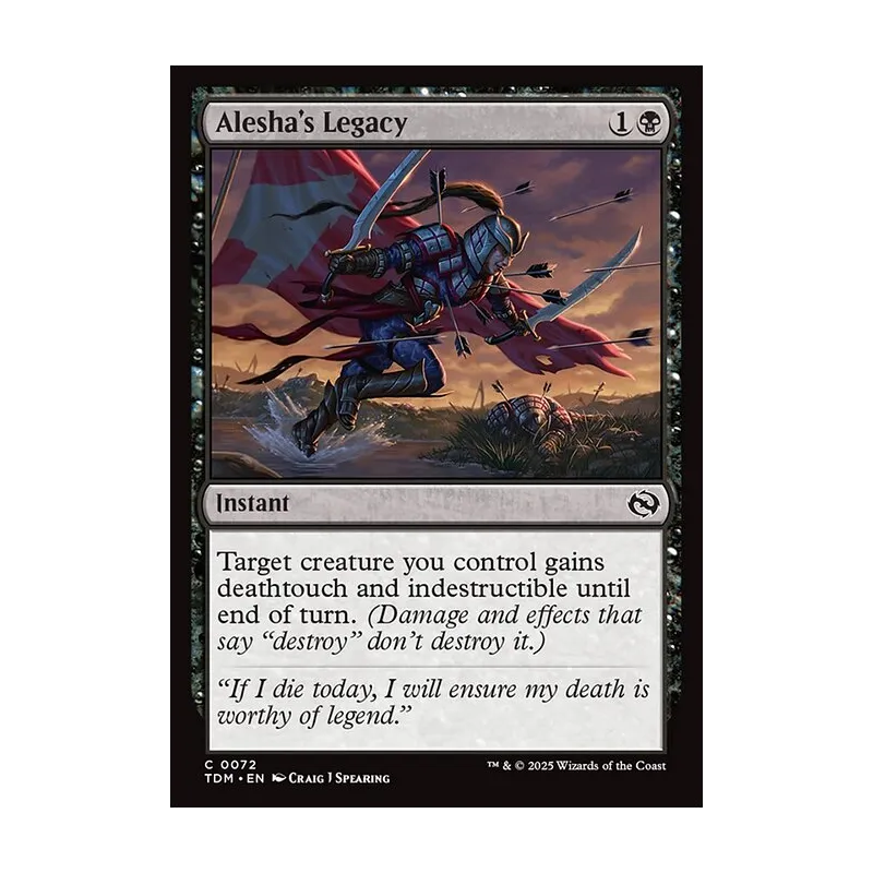 Alesha's Legacy - Tarkir: Dragonstorm (Near Mint)