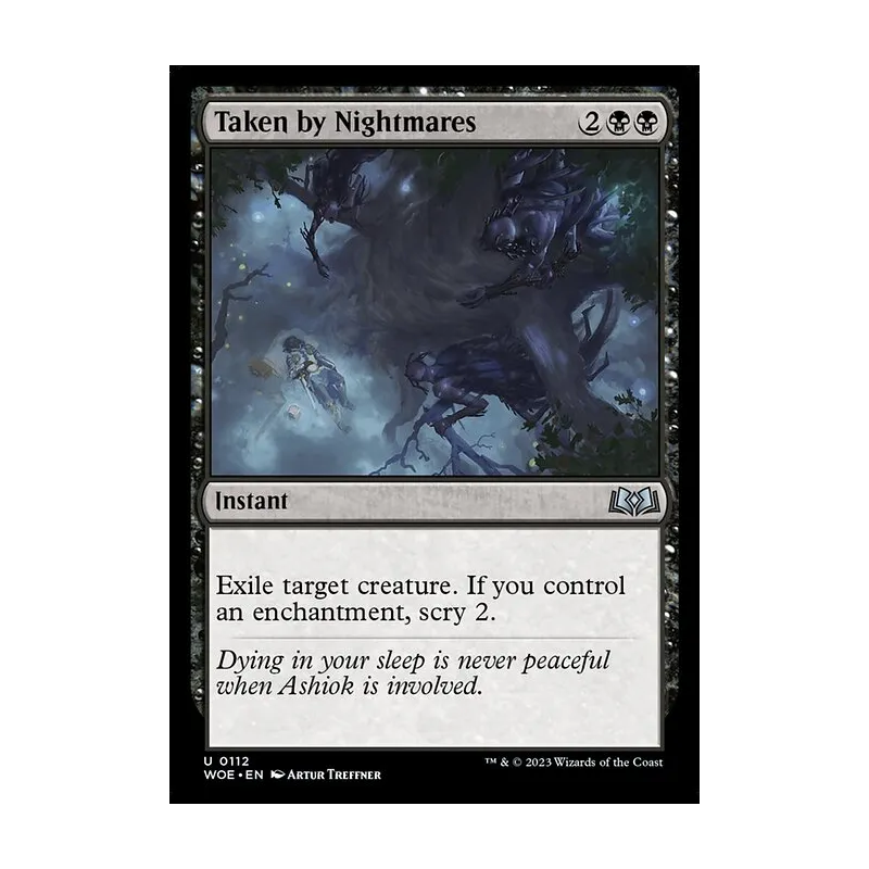 Taken by Nightmares - Wilds of Eldraine (Near Mint)
