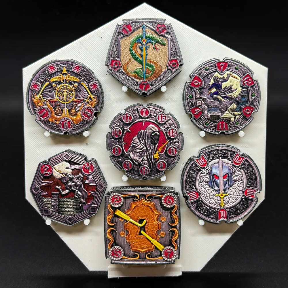 FlipDie Legends Metal Dice Coin Set: Rogue (7) (New Arrival)
