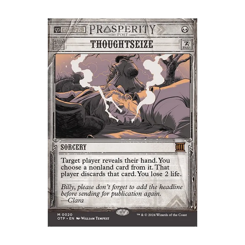 mtg cards like thoughtseize (FOIL) - Proxy Lorwyn You choose a nonland card from it Thoughtseize  Iconic Masters (Magic: