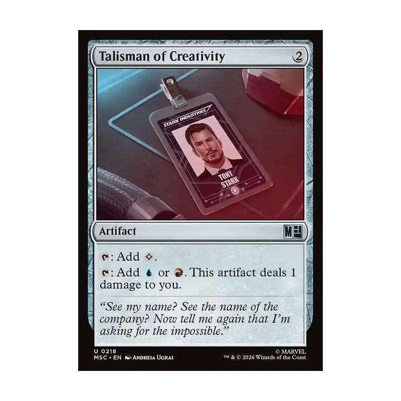 Talisman of Creativity (Surge Foil) - Marvel Super Heroes Commander (Foil Near Mint)