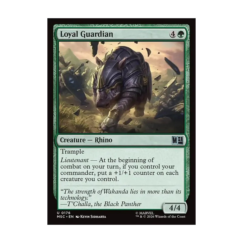Loyal Guardian (Surge Foil) - Marvel Super Heroes Commander (Foil Near Mint)