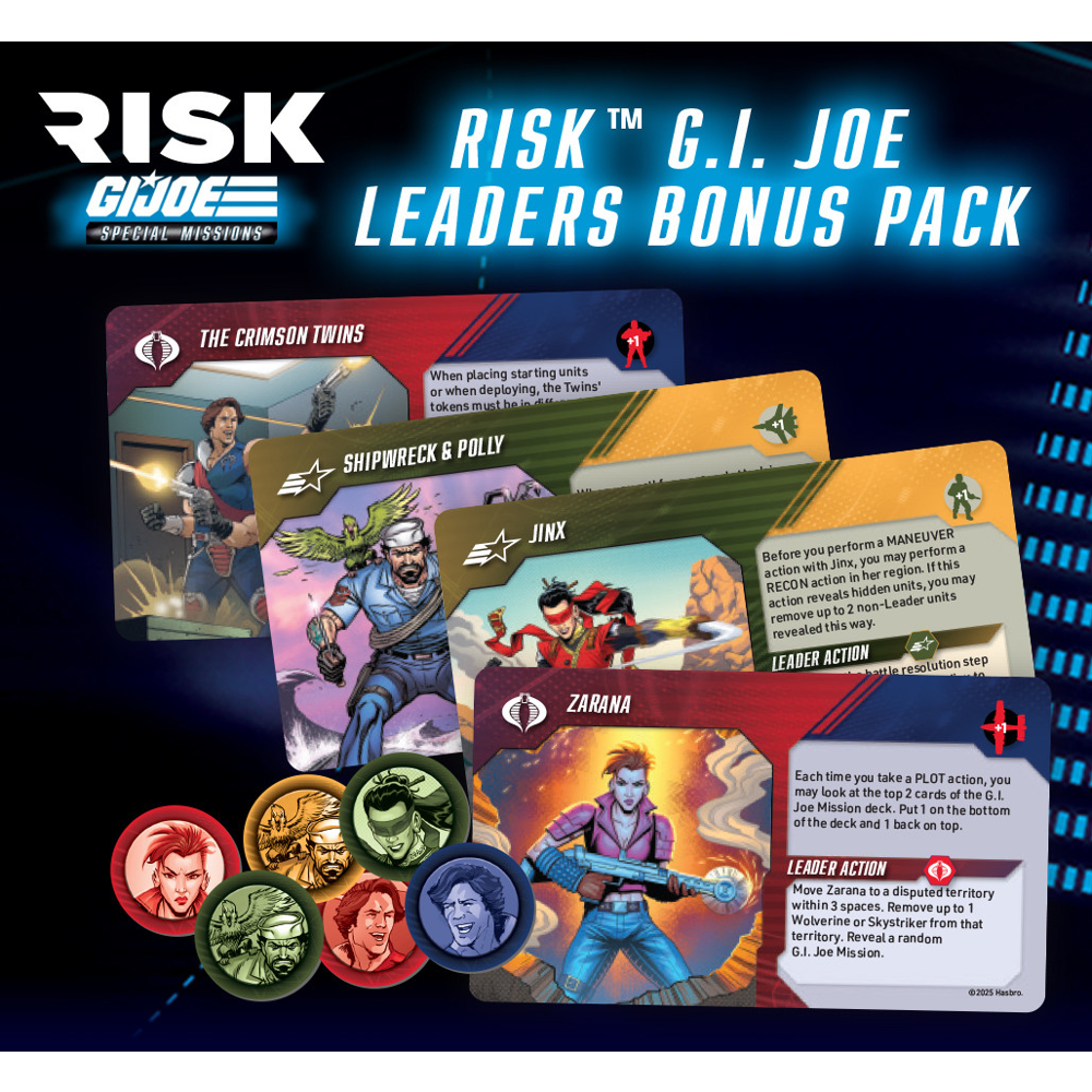 RISK G.I. JOE: Special Missions - Leaders Bonus Pack (Preorder)