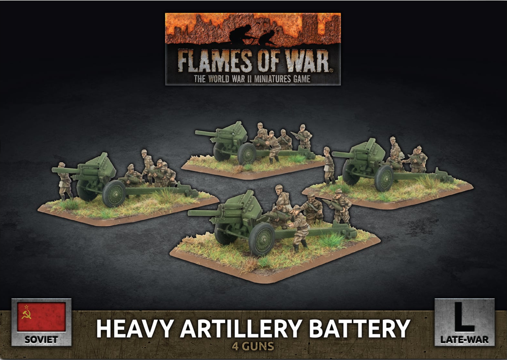 Flames of War WW2: Soviet - Heavy Artillery Battery