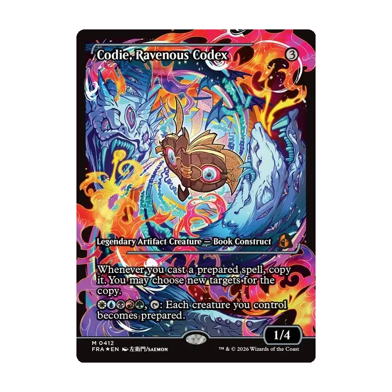 Codie, Ravenous Codex (Showcase) - Reality Fracture (Foil Near Mint)