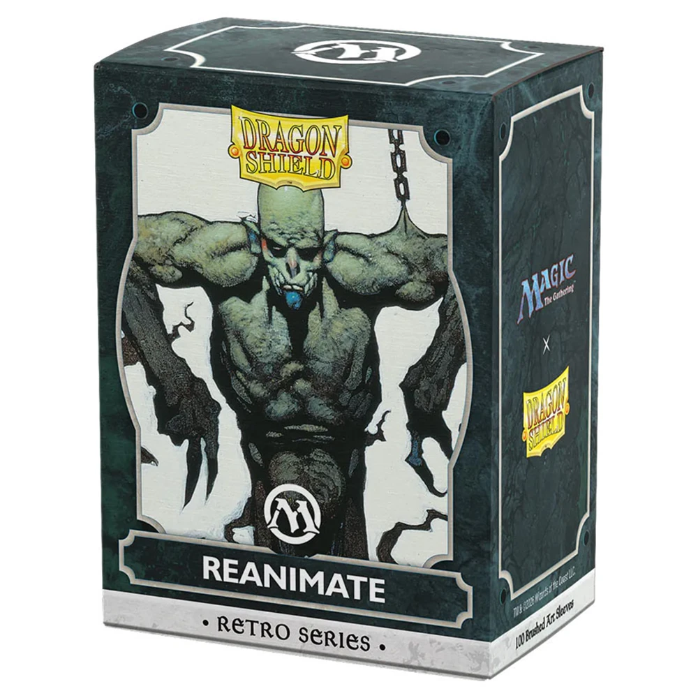 Dragon Shield Sleeves: Standard Brushed Art MTG Retro Series - Reanimate (100) (Preorder)