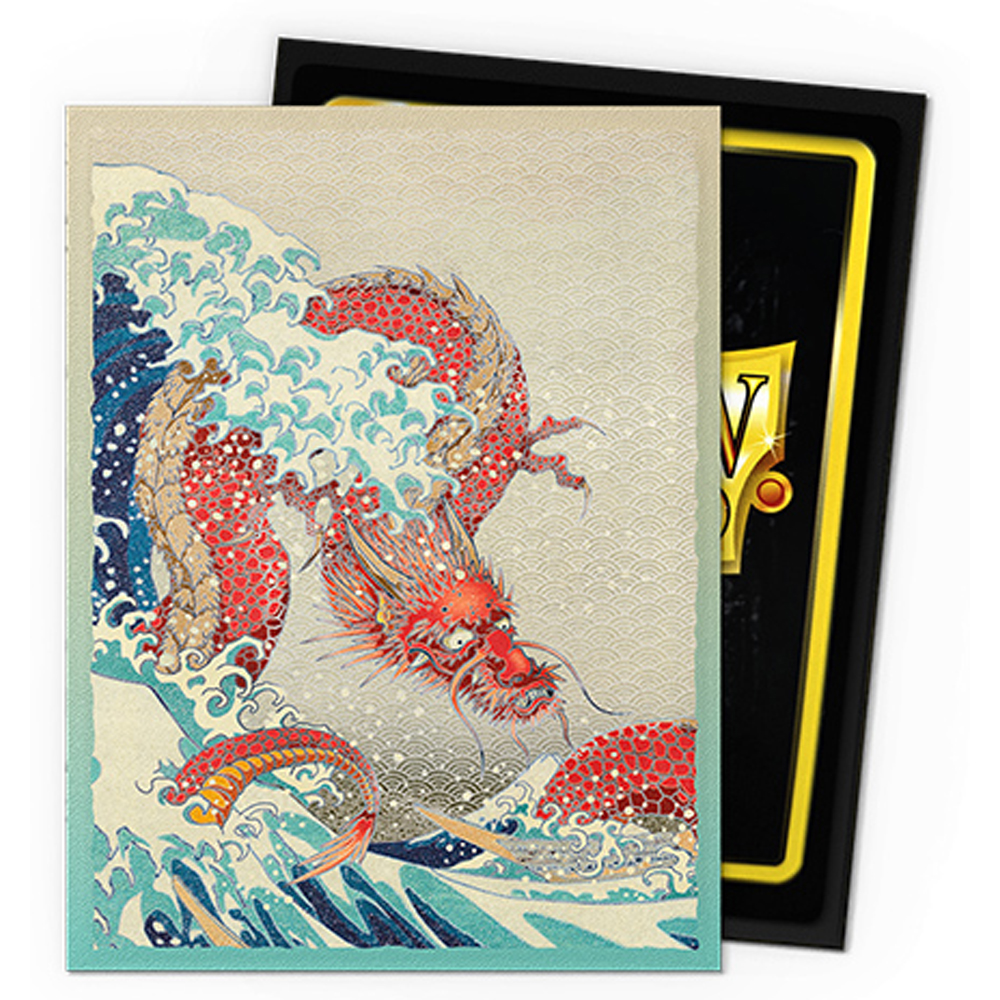 Dragon Shield Sleeves: Matte Dual - Great Wave (100)