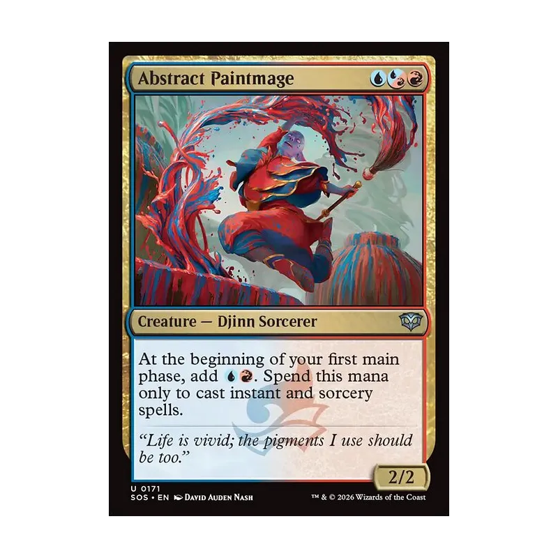 Abstract Paintmage - Secrets of Strixhaven (Near Mint)