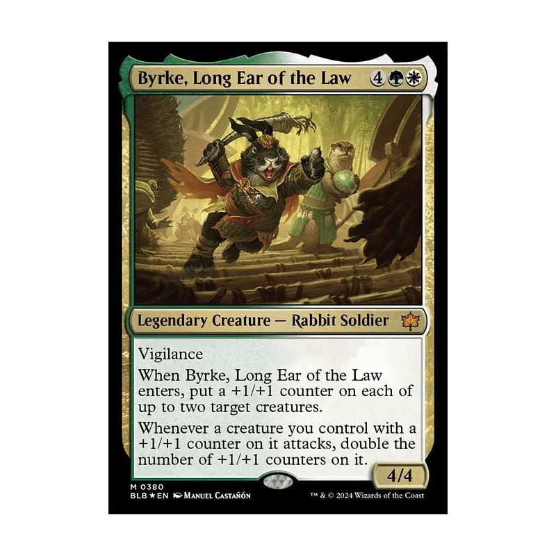 Byrke, Long Ear of the Law - Bloomburrow (Foil Near Mint)