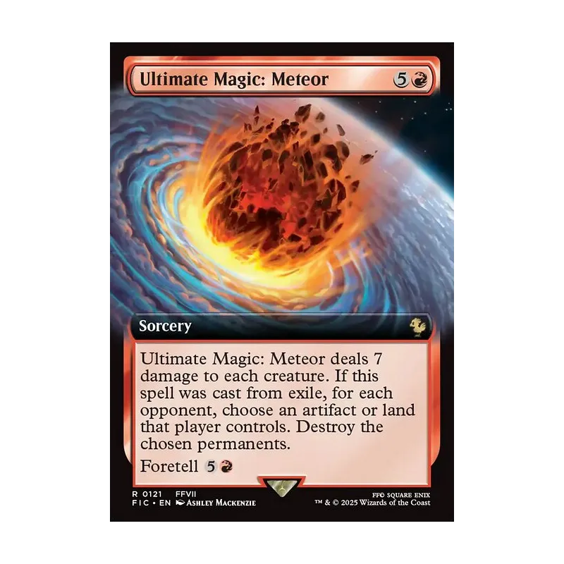Ultimate Magic: Meteor (Extended Art) - Final Fantasy Commander (Near Mint)