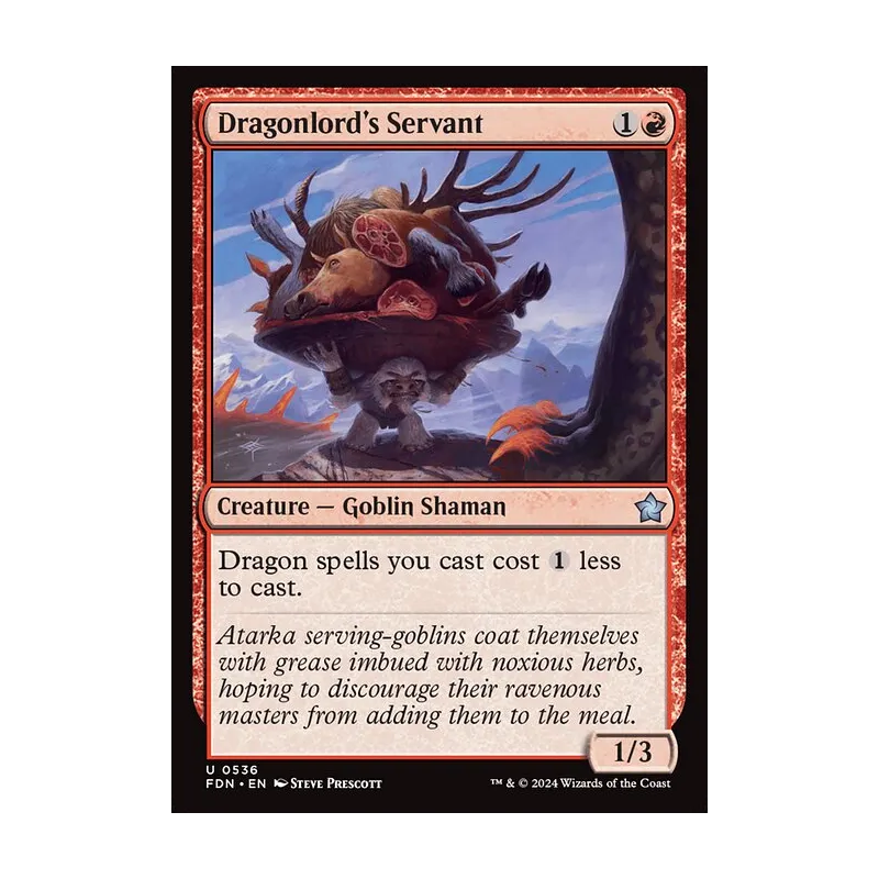 Dragonlord's Servant - Foundations (Near Mint)