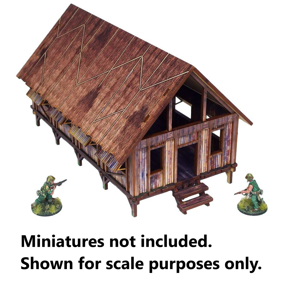 Bolt Action HDF Terrain: WW2 Pacific - Barracks