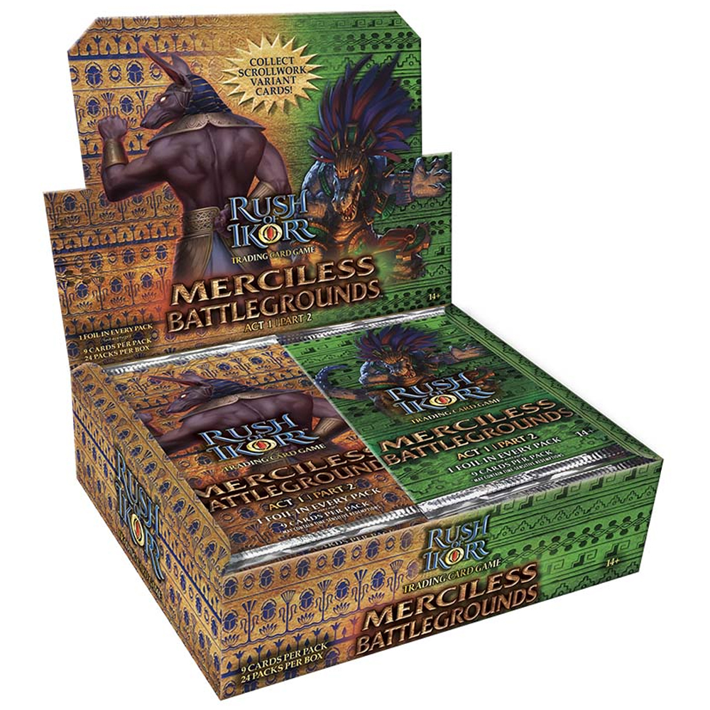 Rush of Ikorr TCG: Act 1 Part 2 Merciless Battlegrounds - Booster Box (24) (Preorder)