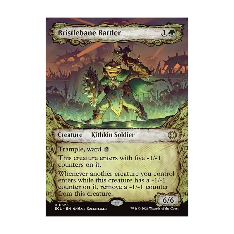Bristlebane Battler (Showcase) - Lorwyn Eclipsed (Near Mint)