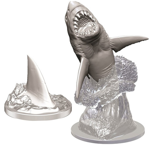 WizKids Deep Cuts Unpainted Minis: W9 Shark