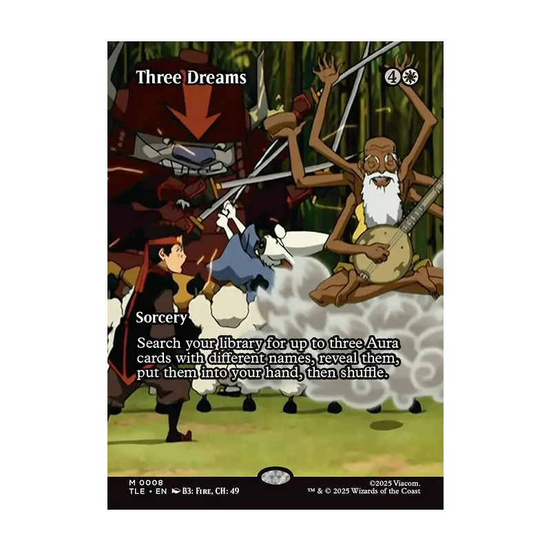 Three Dreams (Borderless) - Avatar: The Last Airbender Eternal (Near Mint)