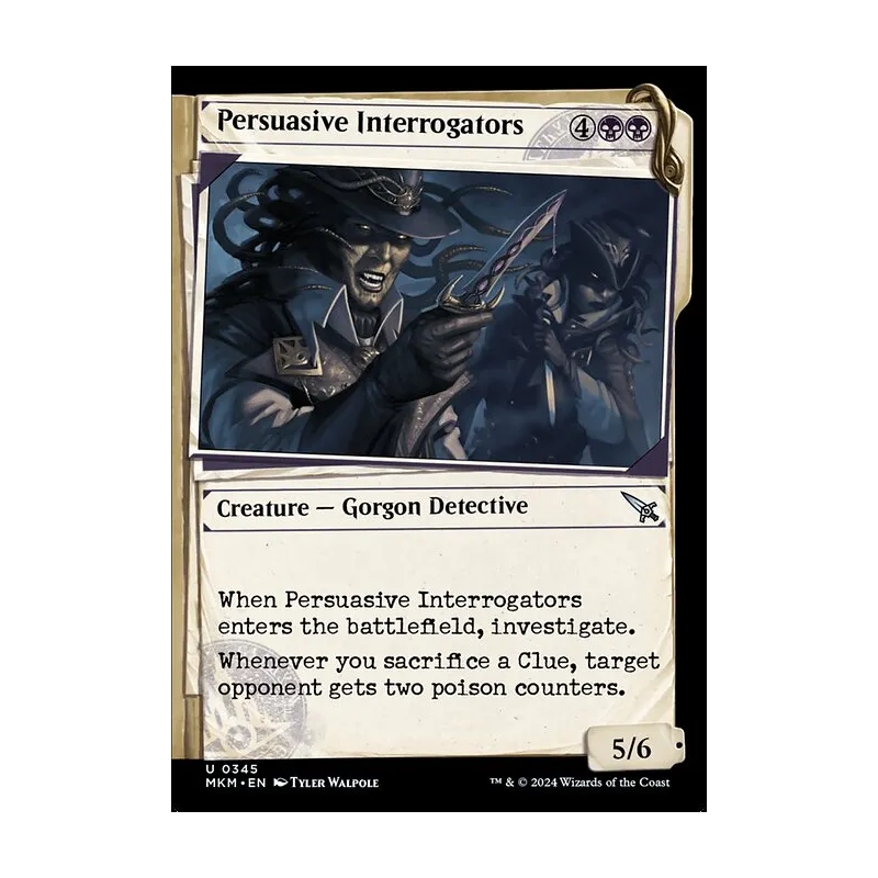 Persuasive Interrogators (Showcase) - Murders at Karlov Manor (Near Mint)