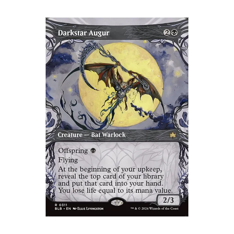 Darkstar Augur (Showcase) - Bloomburrow (Near Mint)