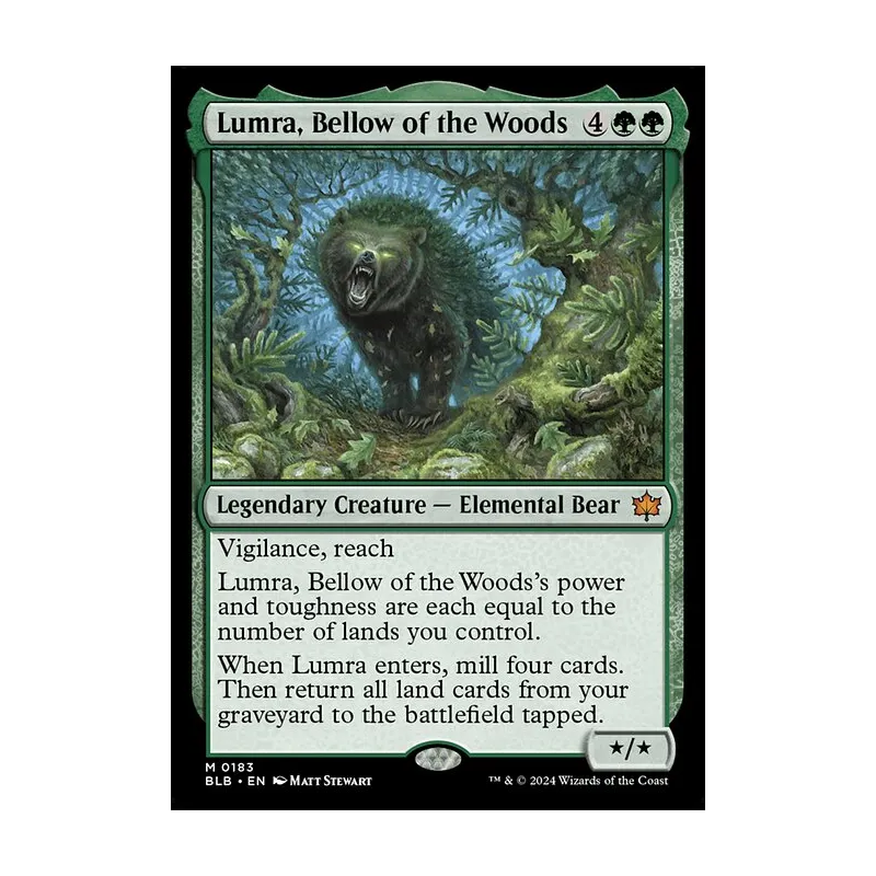 Lumra, Bellow of the Woods - Bloomburrow (Near Mint)
