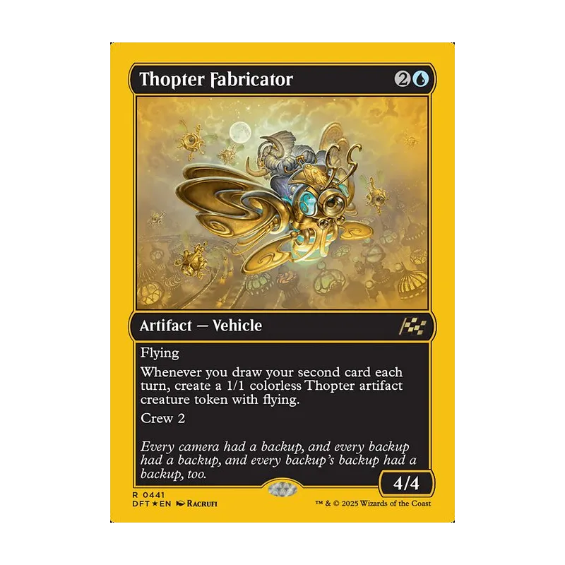 Thopter Fabricator (First-Place Foil) - Aetherdrift (Foil Near Mint)