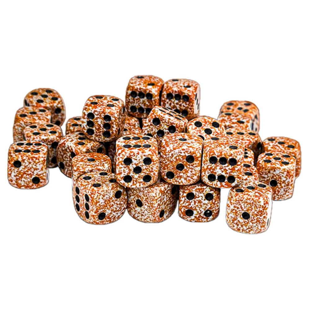 Chessex 12mm d6 Set: Speckled - Rust (36) (Preorder)