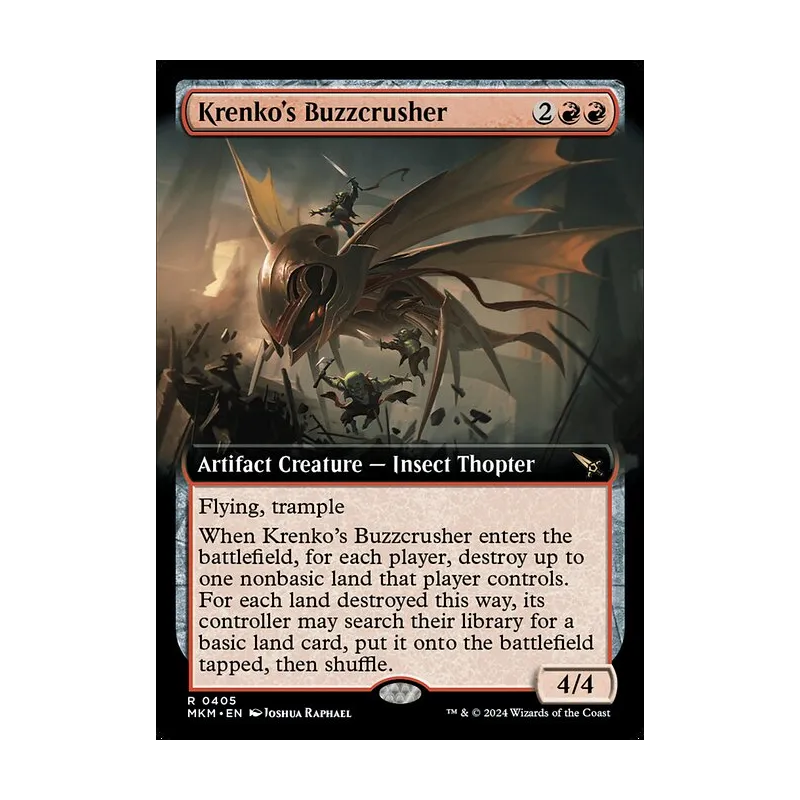 Krenko's Buzzcrusher (Extended Art) - Murders at Karlov Manor (Near Mint)