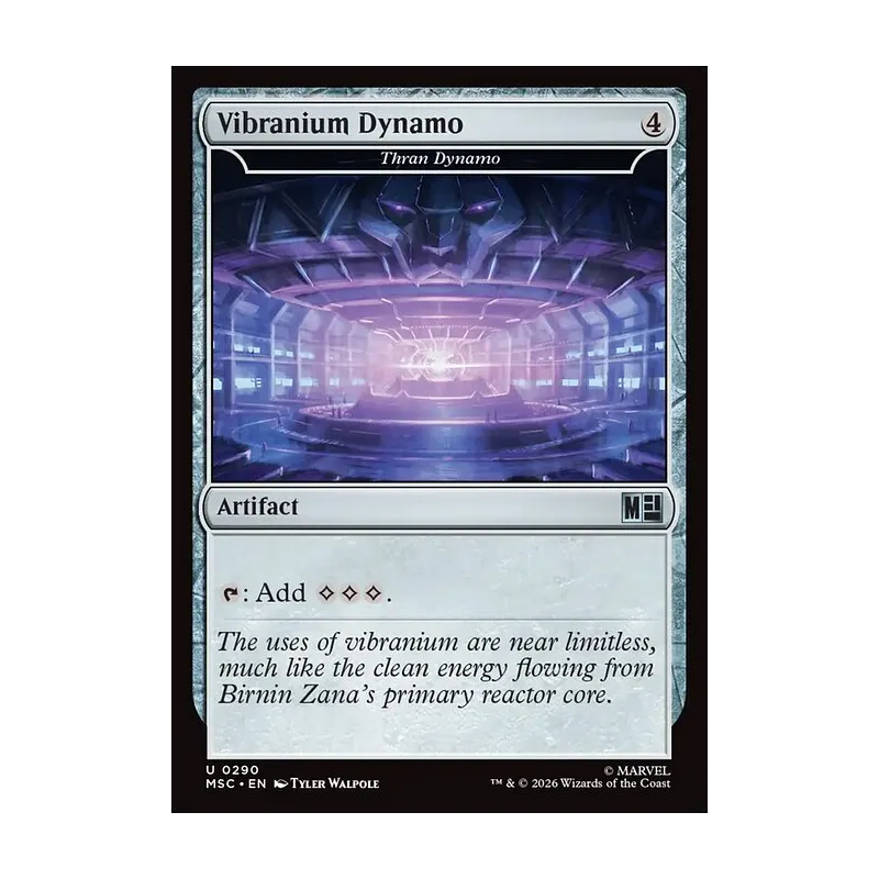 Vibranium Dynamo / Thran Dynamo (Surge Foil) - Marvel Super Heroes Commander (Foil Near Mint)