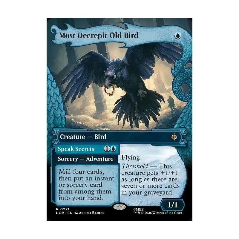 Most Decrepit Old Bird (Showcase) - The Hobbit (Near Mint)