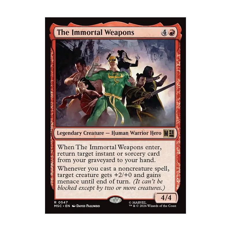 The Immortal Weapons - Marvel Super Heroes Commander (Near Mint)