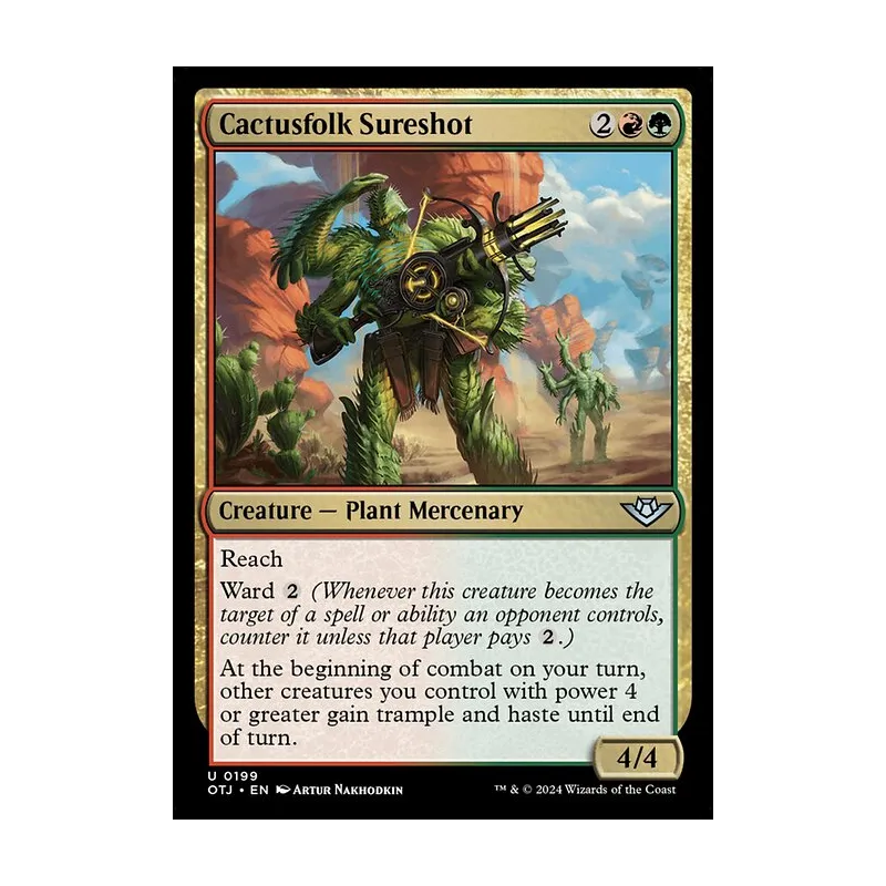 Cactusfolk Sureshot - Outlaws of Thunder Junction (Near Mint)
