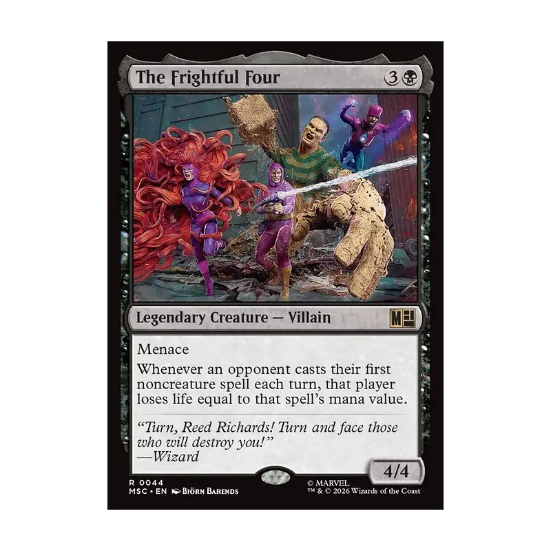 The Frightful Four (Surge Foil) - Marvel Super Heroes Commander (Foil Near Mint)
