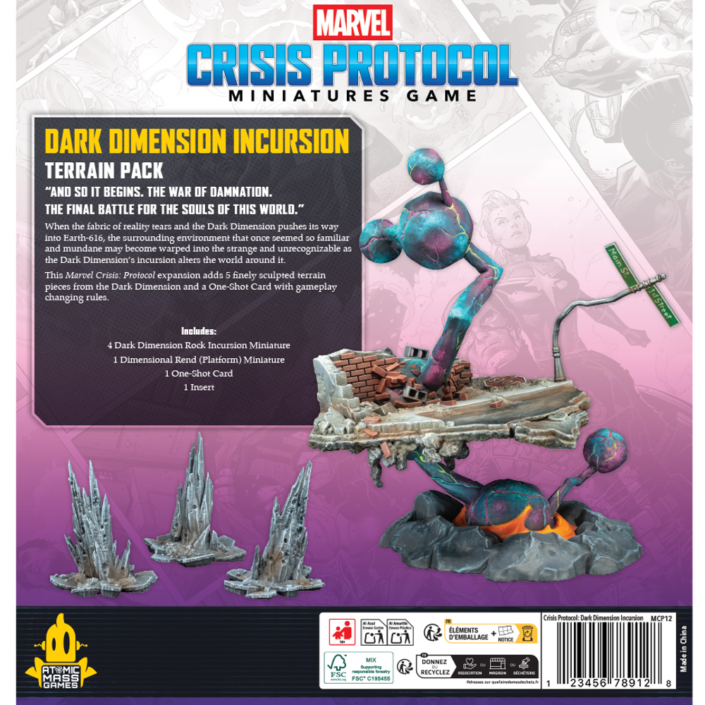 Marvel Crisis Protocol: Dark Dimension Incursion Terrain Pack (Preorder)