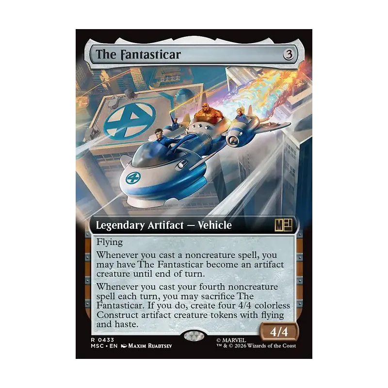 The Fantasticar | Marvel Super Heroes Commander MTG